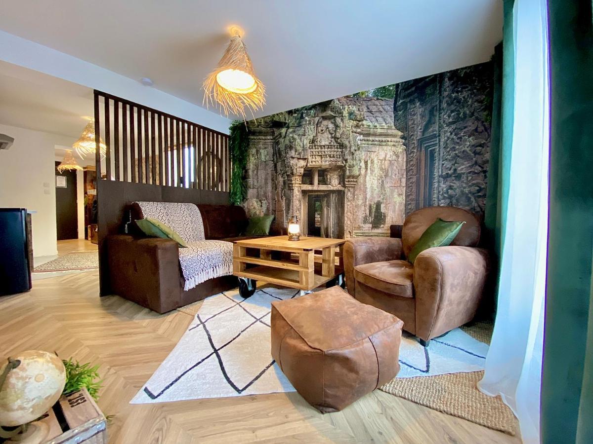 L'Expedition - Best Keys - Experience Unique - Deco Immersive - Lit Queen Size & Canape Convertible - Centre Ville - Netflix & Wifi Illimite - Check-In Autonome - Parking Gratuit Villeneuve-sur-Yonne Экстерьер фото